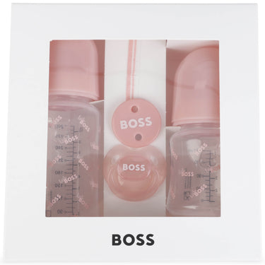 Mamilas biberones y chupones BOSS rosa para bebé